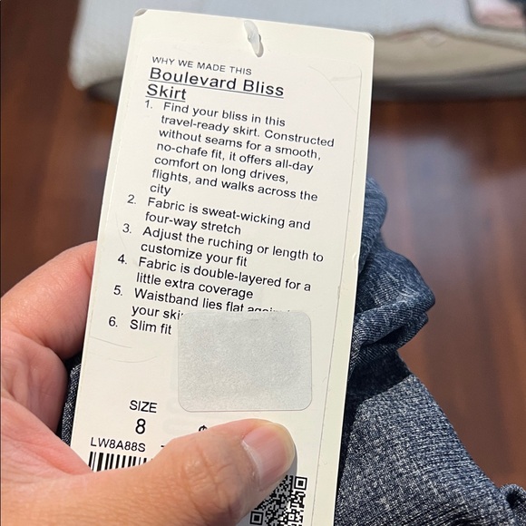 Lululemon Athletica Charcoal Pencil Skirt - Picture 3 of 3